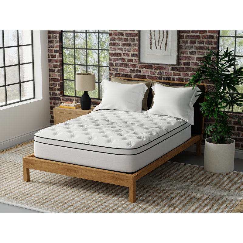 American Bedding SleepCool 14" Hybrid Plush Mattress, Full