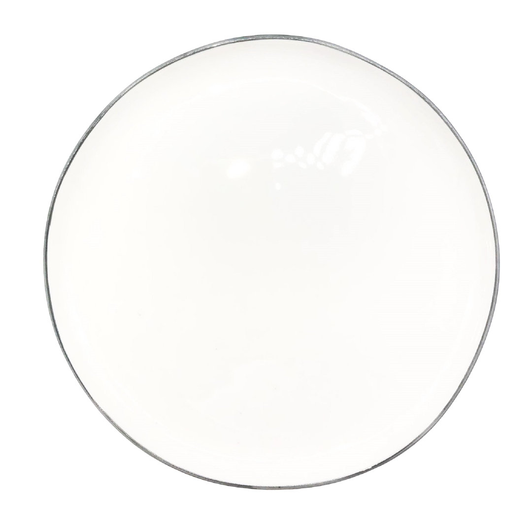 Canvas Home Abbesses Colored Rim Porcelain Salad Plate (Set of 4) Canvas Home 