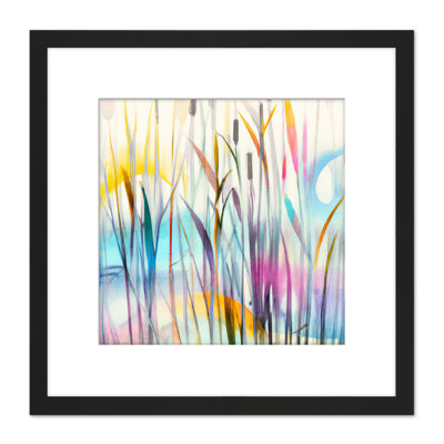 Water Reed Plant Swamp Canes Watercolour - Single Picture Frame Painting
