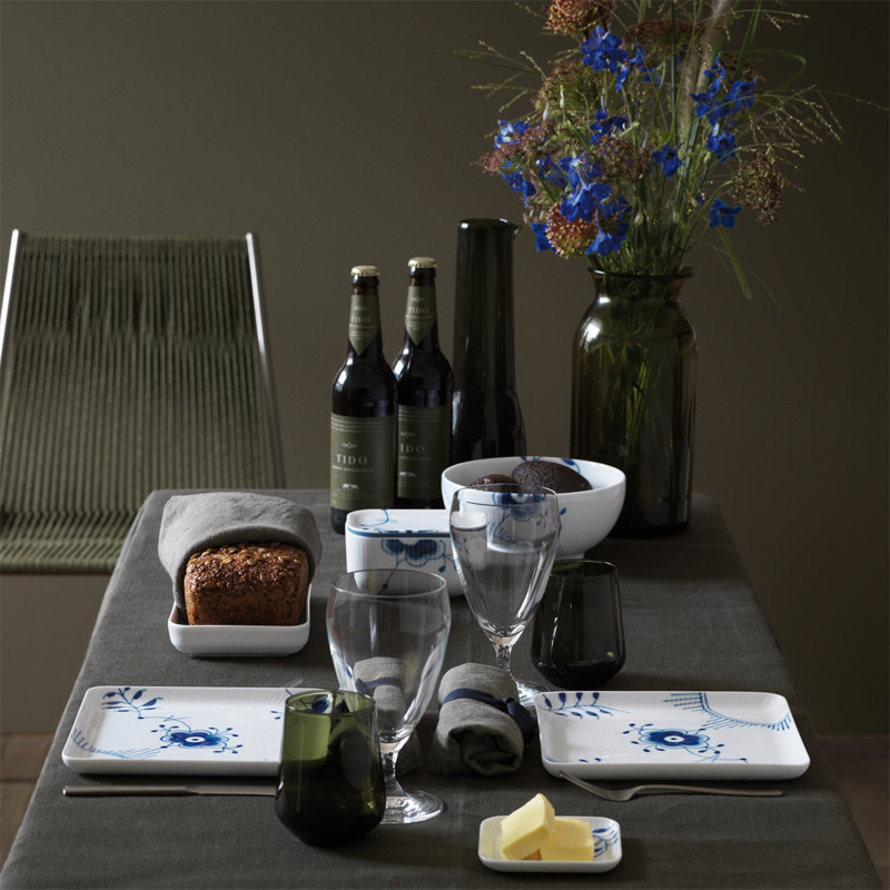 Royal Copenhagen Fluted Mega Square Platter