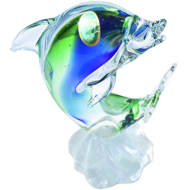 Murano Decorative Figurine Dolphin