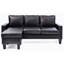 Canapé modulaire en cuir 2 pièces Vegan-1677002328-1677002331