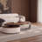 Modern Minimalist Leaf-Shaped Compact Coffee Table-541030304