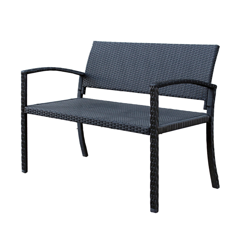 Powder Coated Steel Outdoor Bench