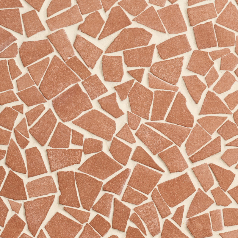 Terra Cortona Piazza 10x10 Matte Terracotta Mosaic Tile