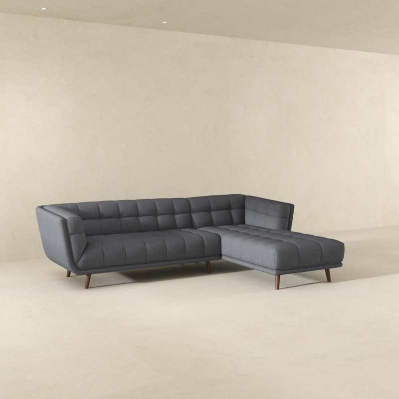 Canapé modulaire gris pour salon moderne