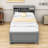 Willavene Platform Bed with Storage Headboard, USB, Twin Size Trundle and 3 Drawers-2140937018-2091664651