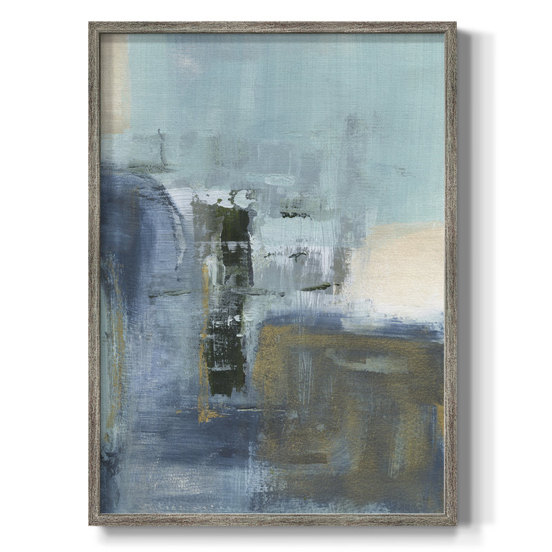 Sand Pond Summer I, reproduction encadrée - bois massif, H 15 po x l 12 po