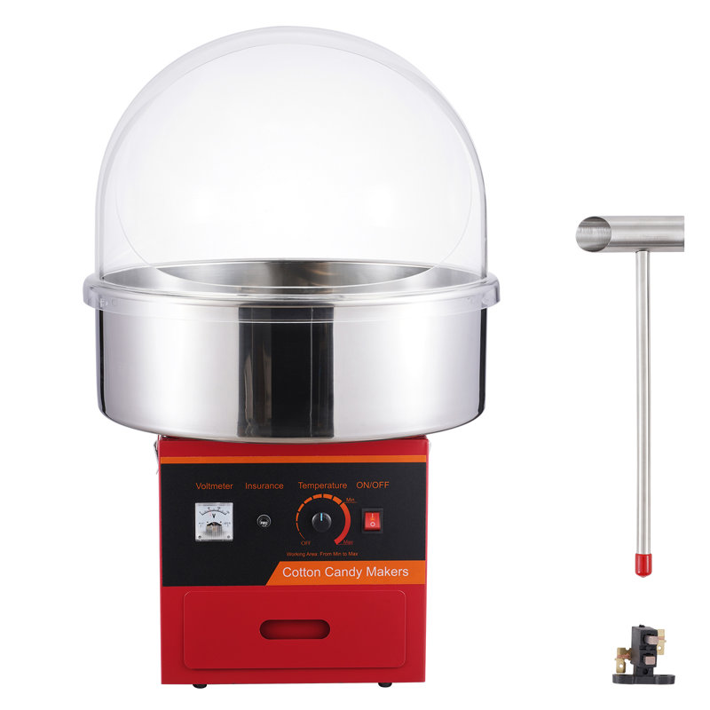 Machine à barbe à papa électrique 1000 W VEVOR, Rouge