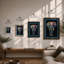 Luminous Elephant Modern - Framed Print-1628535466-1628535464