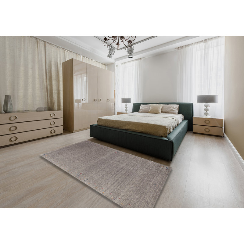 Tapis 100% contemporain 1090 lavable à la machine, Rond 5 pi
