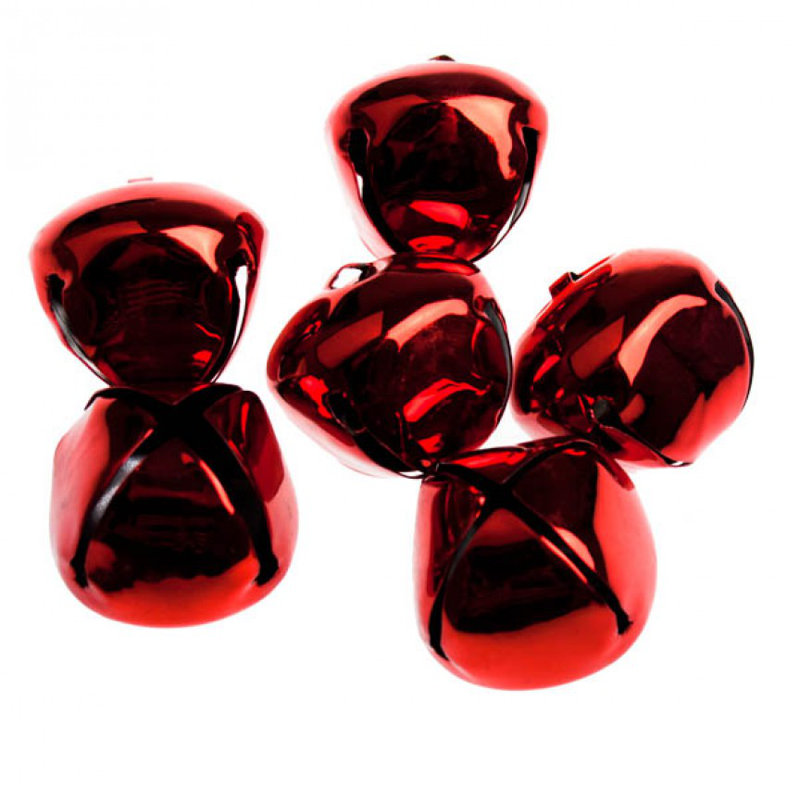 5cm Metal Ornament Accessory, Red Shiny