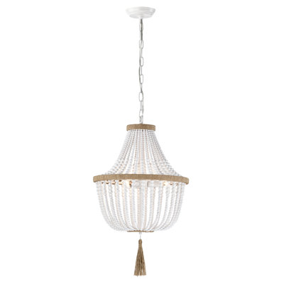 Lustre bohémien 16 pouces avec lumière