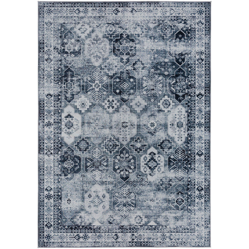 BAOLA Traditional Area Rugs Gray, Rectangle 2' x 3'