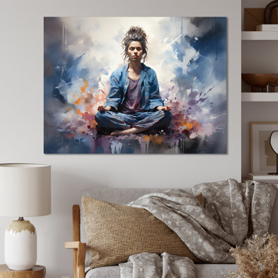" Blue Yoga Pranayama Breath "