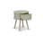 one piece wonderful Gordon Round nightstand with Drawer, 1-Pack, Urban Gray Finish-357713955