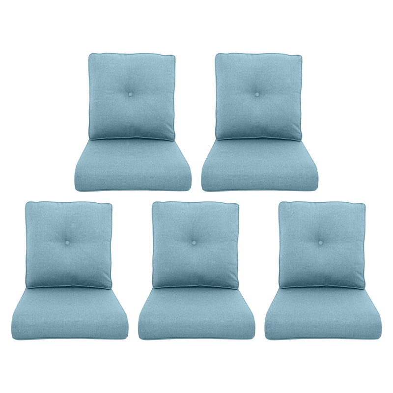 Carolina 24" X 22" Outdoor Furniture Replacement Cushions, Blue, 5