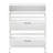Metal Shoe Cabinet White - 2 Flip Drawers +Open Storage Layer Rack, Slim 11.8"D Freestanding Steel Shoe Organizer, Anti-Tip Hidden Entryway Shoe Rack