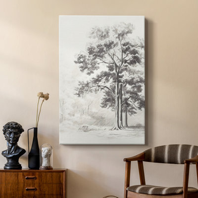 Vintage Landscape XIII -Custom Wrapped Gallery Cavas