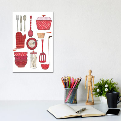 Cook's Kitchen II by Courtney Prahl - Wrapped Canvas Painting