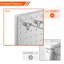 Panneaux muraux perforés métalliques, panneaux perforés pour le rangement d'outils de garage-1409660116