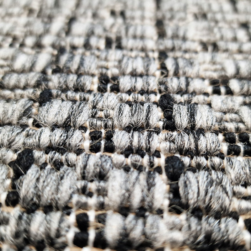 Non Slip Plain Solid Rug Flat Weave Kitchen Living Room Carpet, Rectangle 160 x 225 cm, Grey