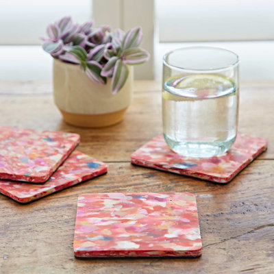 Recycled Plastic Square Coasters