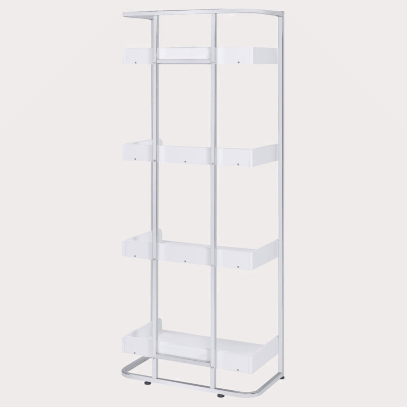 Bibliothèque à 4 tablettes, Blanc