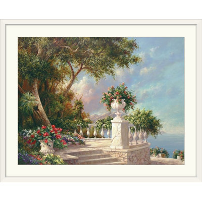Zack " Balcony At Lake Como " by Art Fronckowiak