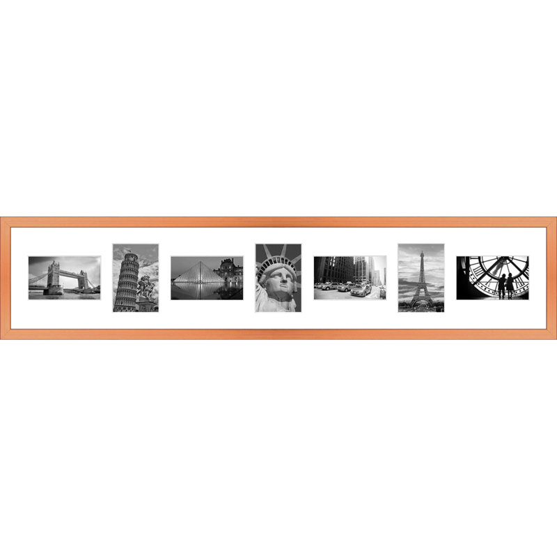 Lateefa Wood Picture Frame with Mat, Copper