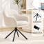 Chaise de bureau moderne pivotante rembourrée avec base en métal-1944029223