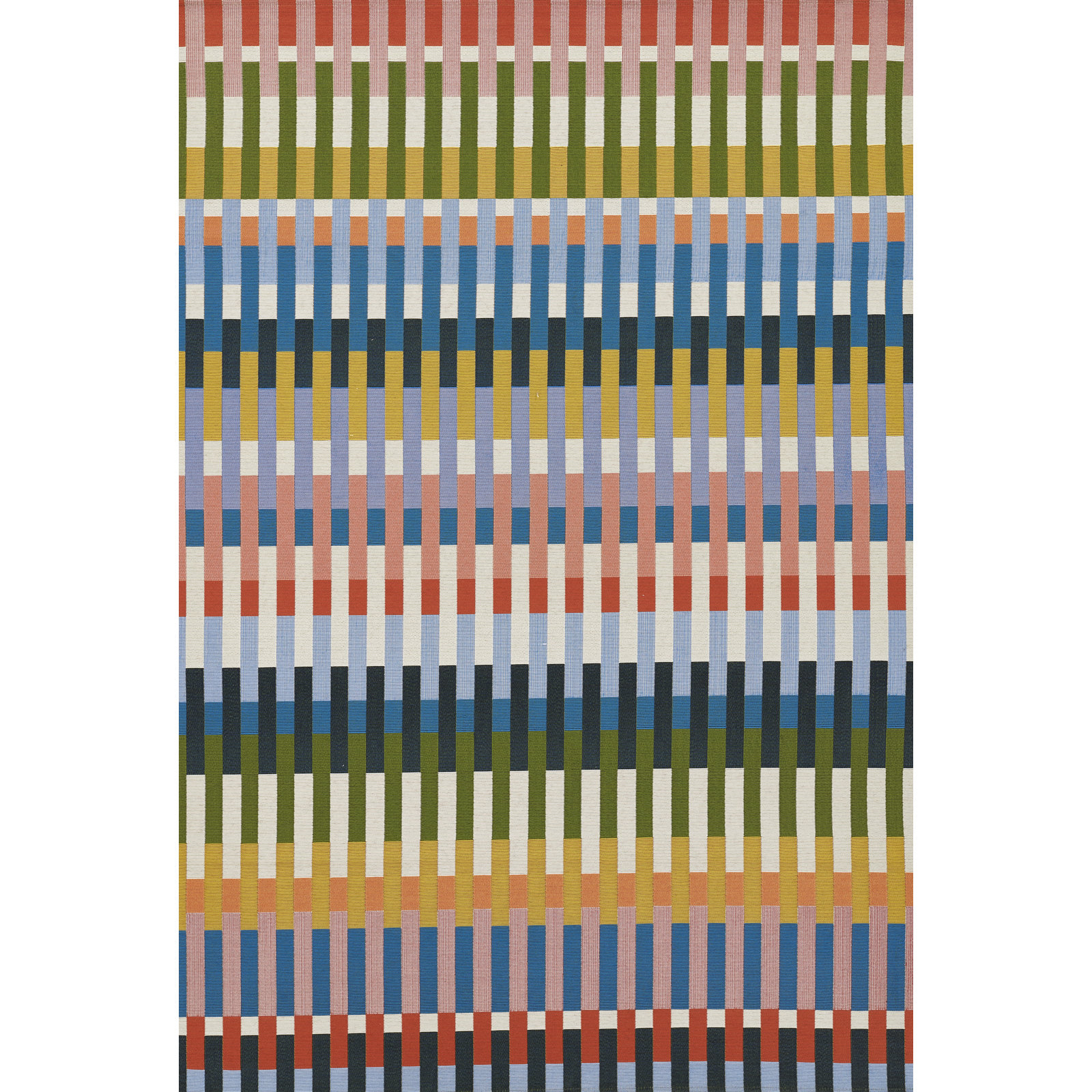 Icon Multi Striped Outdoor Rug, Rectangle 7'10" x 10'