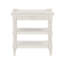 Table de chevet blanche antique pour rangement ou présentation