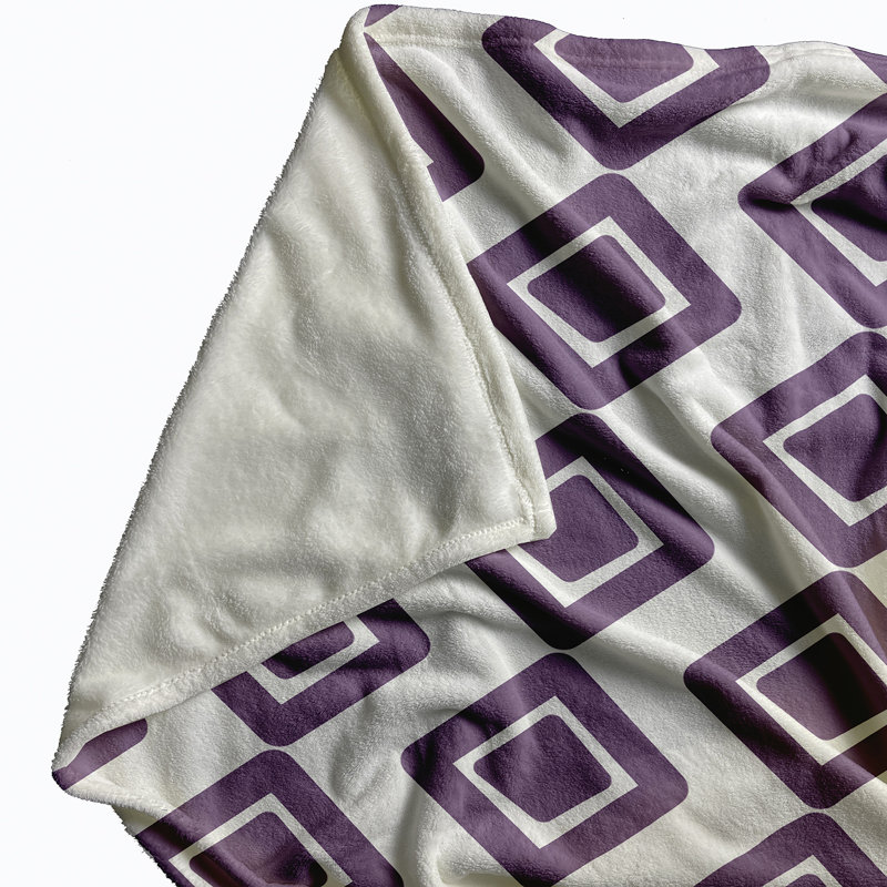 Jeté polaire Animal Magnetism, L 30 po x L 40 po, Mauve, 1.75