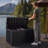 130 Gal Weatherproof Lockable Deck Box with Seat