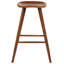 Rubberwood Solid Wood Bar Stool with Solid Wood Frame