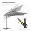 Parasol en porte-à-faux carré 8 pi 2 po Laurennicole-1776290367