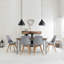 8 - Person Pine Solid Wood Dining Set