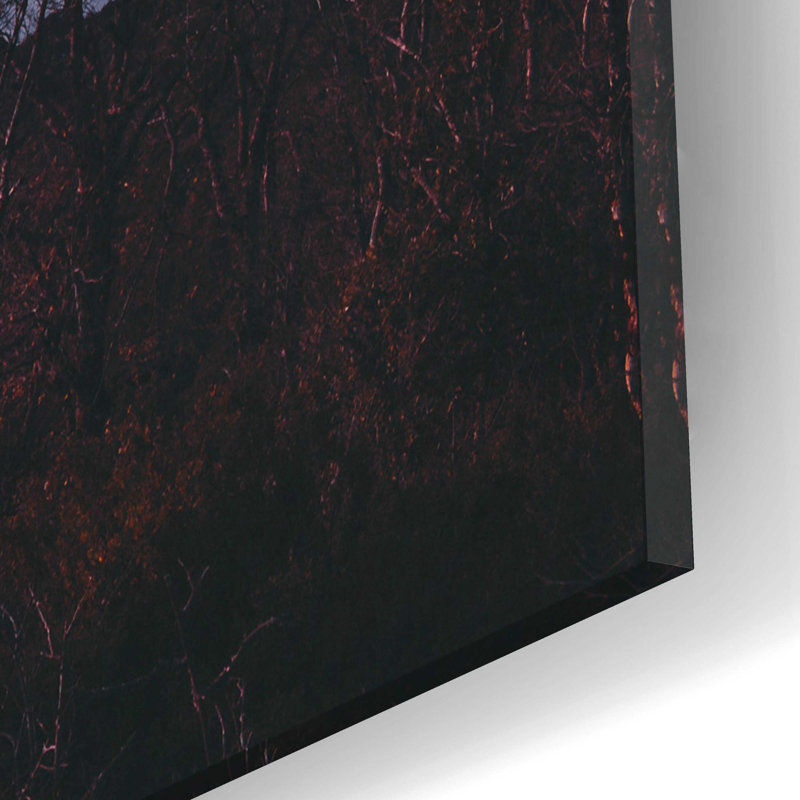 «Cotton Mountains» par Inconnu, art mural en verre acrylique, H 12 po x l 16 po x P 0,13 po