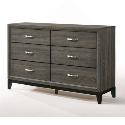 Weathered Gray Finish Dresser