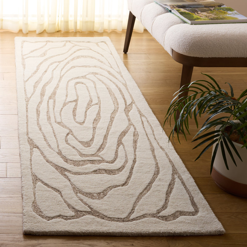Metro 951 Hand Tufted 80% Wool; 20% Cotton Abstract Rug, Runner 2'3" x 8'