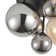 Bertina 5-Light Modern Globe Glass Shade Dimmable Semi Flush Mount Light