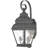 8-inch 2 Light Outdoor Wall Lantern Pendant Lighting Fixture - Clear Water Glass Shade-101231121