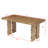 63" Farmhouse Solid Wood Executive Desk, Large Computer Writing Desk Workstation for Home Office, Light Brown