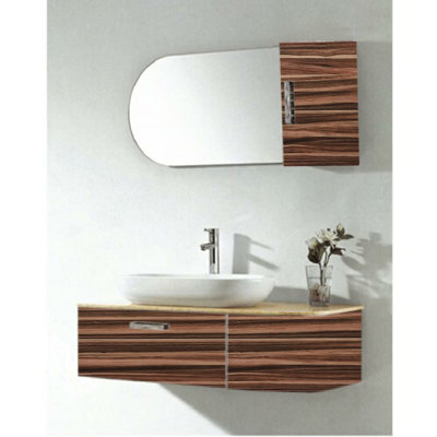 Donatello 43'' Single Bathroom Vanity with Marble Top