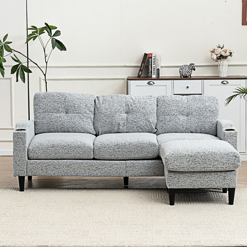Convertible Combination Sofa With Footstools