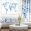 « world map water splash », impression-35124475-35124473