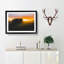 Sunrise over a Meadow in Abstract - Picture Frame Graphic Art Print-55724201-55724205