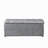 1 Piece Rectangular Storage Ottoman Short Velvet With 2 Set Ottomans (Light Gray)-819654587-819654565