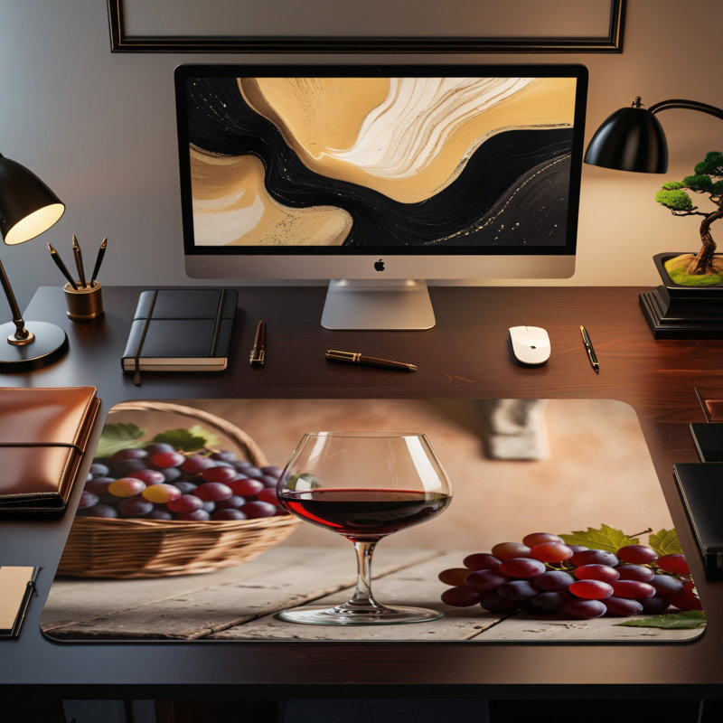 Polyester Desk Pad, 14.4x12.1